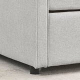 SLEERWAY Daybed with Trundle, Linen Upholstered Tufted Twin Size Day Bed Pull-Point Sofa Daybed Frame with Twin Roll-Out Trundle, No Box Spring Needed, Furniture for Bedroom, Living Room, Beige SLEERWAY