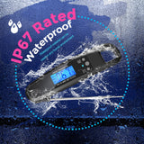 POWLAKENXS Instant Read Meat Thermometer for Kitchen Cooking, Ultra Fast Precise Waterproof Digital Food Thermometer with Backlight, Magnet and Foldable Probe for Deep Fry, Outdoor BBQ, Grill (Black) POWLAKENXS