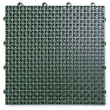 Big Floors DT40GREN DuraGrid Outdoor Modular Interlocking Multi-Use Plastic Deck Tile, 40 Pack, Green Big Floors