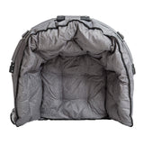 MacSports C932S-129 Padded Cushion Outdoor Folding Lounge Patio Club Chair, Gray MacSports