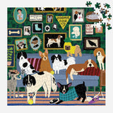 Galison Lounge Dogs – 500 Piece Puzzle Fun and Challenging Activity with Bright and Bold Artwork of Dogs Lounging Around for Adults and Families Galison