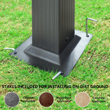 VEIKOU 13x10ft Pergola, Aluminum Pergola w/Thicker Post & Upgraded Retractable Pergola Canopy, Metal Pergolas and Gazebos Heavy-Duty Outdoor Shelter for Porch Yard, Gray VEIKOU