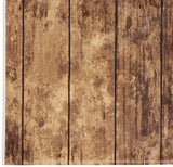 Creative Converting TABLECOVER PL 54" X 108" AOP BROWN Wood Grain Design Plastic Tablecloth, 54 x 108, Multicolor Creative Converting