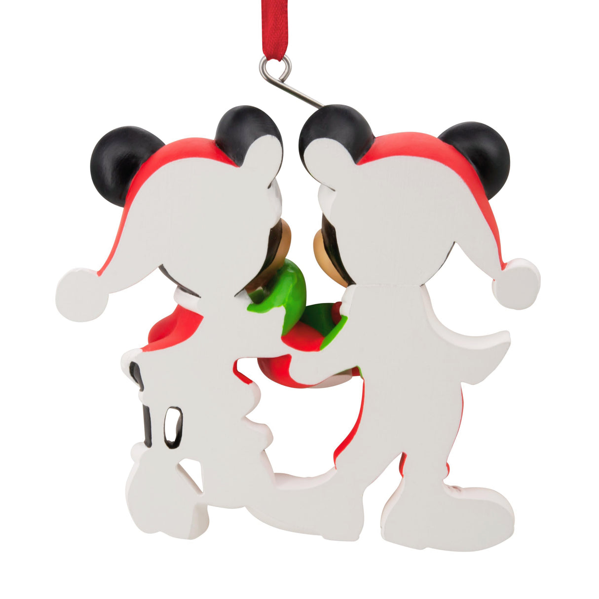 Hallmark Disney Mickey and Minnie Sharing Cocoa Christmas Ornament, Gifts for Disney Fans Hallmark