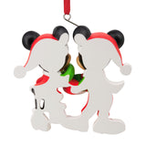 Hallmark Disney Mickey and Minnie Sharing Cocoa Christmas Ornament, Gifts for Disney Fans Hallmark