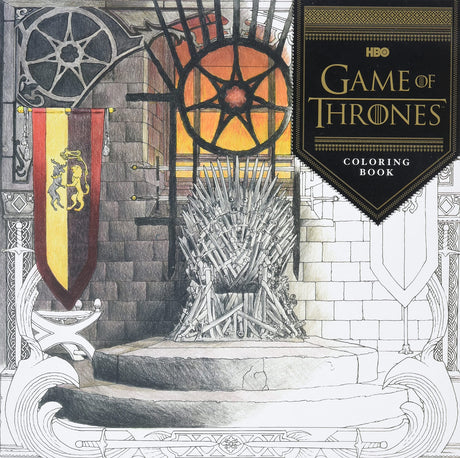HBO's Game of Thrones Coloring Book: (Game of Thrones Accessories, Game of Thrones Party Gifts, GOT Gifts for Women and Men) (Game of Thrones x Chronicle Books) Chronicle Books
