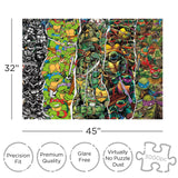 AQUARIUS TMNT Timeline 3000pc Puzzle (3000 Piece Jigsaw Puzzle) - Glare Free - Precision Fit - Officially Licensed Teenage Mutant Ninja Turtles Merchandise & Collectibles - 42x35 Inches AQUARIUS