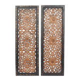 Deco 34087 Elegant Sculpture 2 Assorted Wood Wall Panel Deco 79
