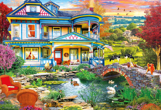 Ceaco - David Maclean - Country Home - 2000 Piece Jigsaw Puzzle - WoodArtSupply