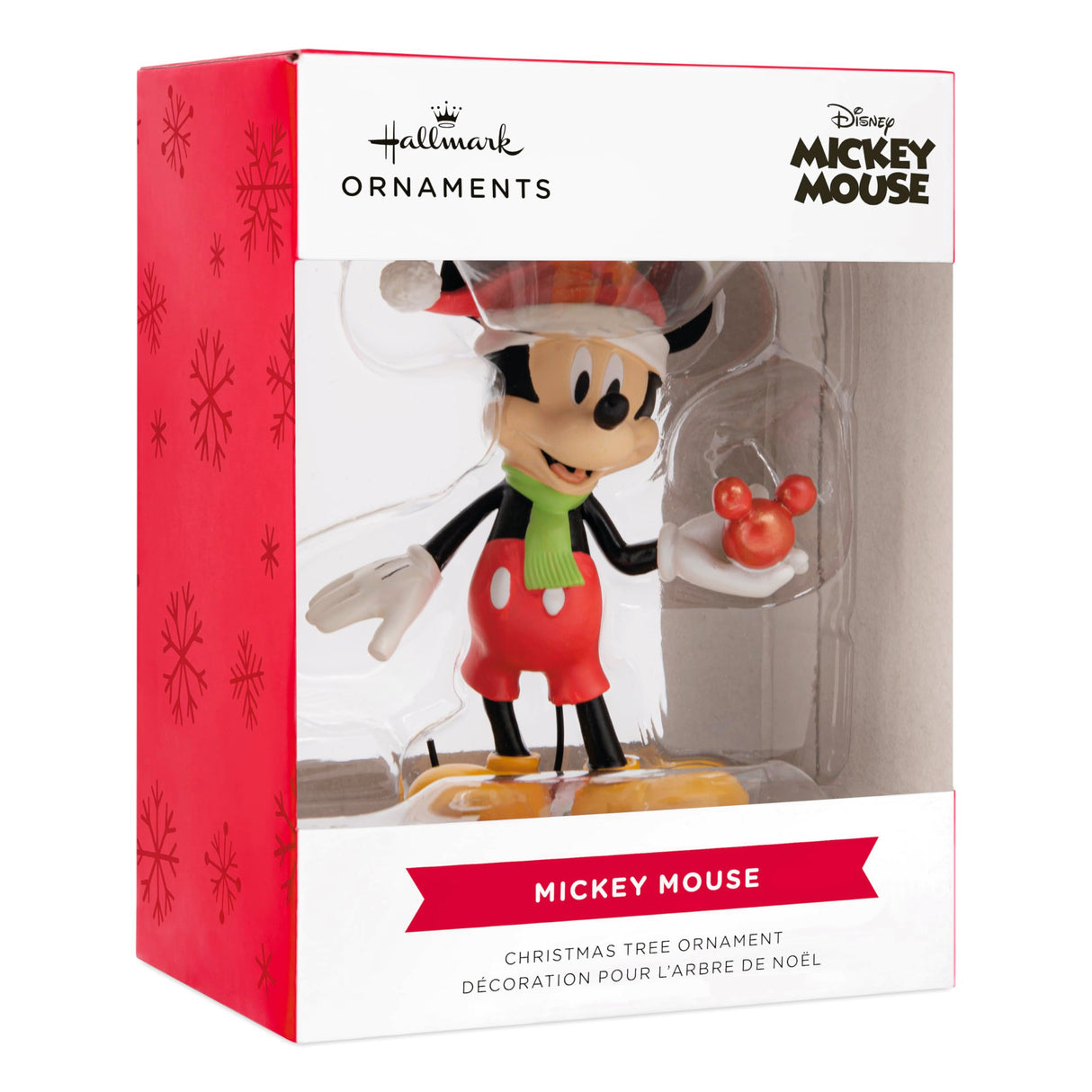 Hallmark Disney Mickey Mouse Holding Ornament Christmas Ornament Hallmark