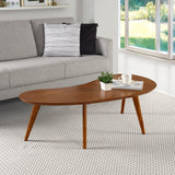 Camaflexi Mid Century Modern Coffee Table, Castanho Camaflexi