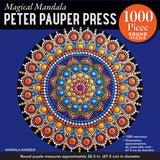 PETER PAUPER PRESS Magical Mandala 1000 Piece Round Jigsaw Puzzle PETER PAUPER PRESS
