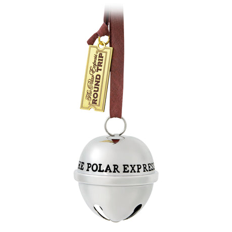 Hallmark Keepsake Christmas Ornament 2025, The Polar Express Santa's Sleigh Bell 2025, Metal, Christmas Movie Gifts Hallmark Keepsake