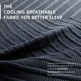 EGOHOME 14 inch Firm King Mattress, Memory Foam Mattress with Cooling Cover, Bed in a Box, CertiPUR-US Certified, Breathable and Supportive, Made in USA, 76x80x14 Black MLILY