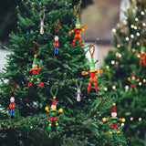 Tieshankao 16PCS Christmas Crafts for Kids - DIY Beads Ornaments Kits Include Nutcracker, Angel, Elf, Tree - Xmas Holiday Toys Gifts Stocking Stuffers Decor Party Decorations Supplies(Need Assembly) Tieshankao