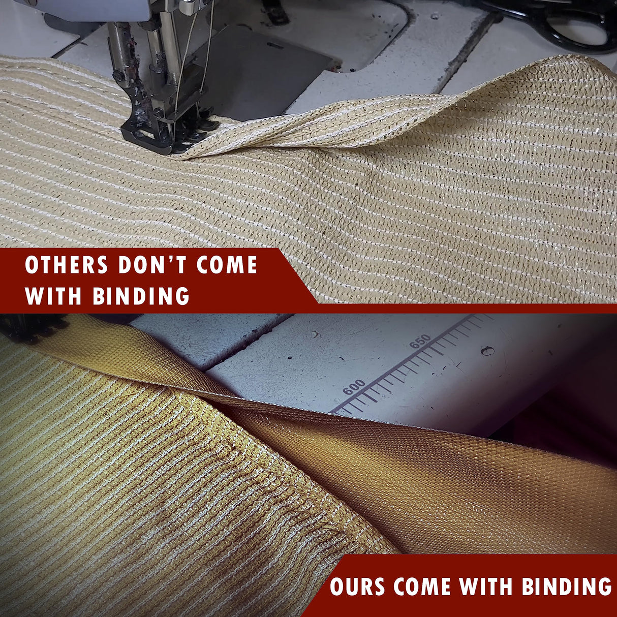 Royal Shade 8' W x 16' L Grey Pergola Sun Shade Canopy Replacement Cover, Commercial Grade 260 GSM Cloth for Outdoor Patio, includes Stainless Steel Weighted Rods (We Make Custom Size) Royal Shade