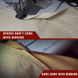 Royal Shade 8' W x 16' L Grey Pergola Sun Shade Canopy Replacement Cover, Commercial Grade 260 GSM Cloth for Outdoor Patio, includes Stainless Steel Weighted Rods (We Make Custom Size) Royal Shade