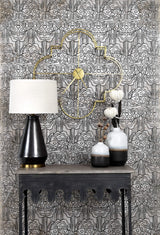 Creative Co-Op Rustic Farmhouse Metal Console Table with Solid Wood Top, Distressed Grey Creative Co-Op