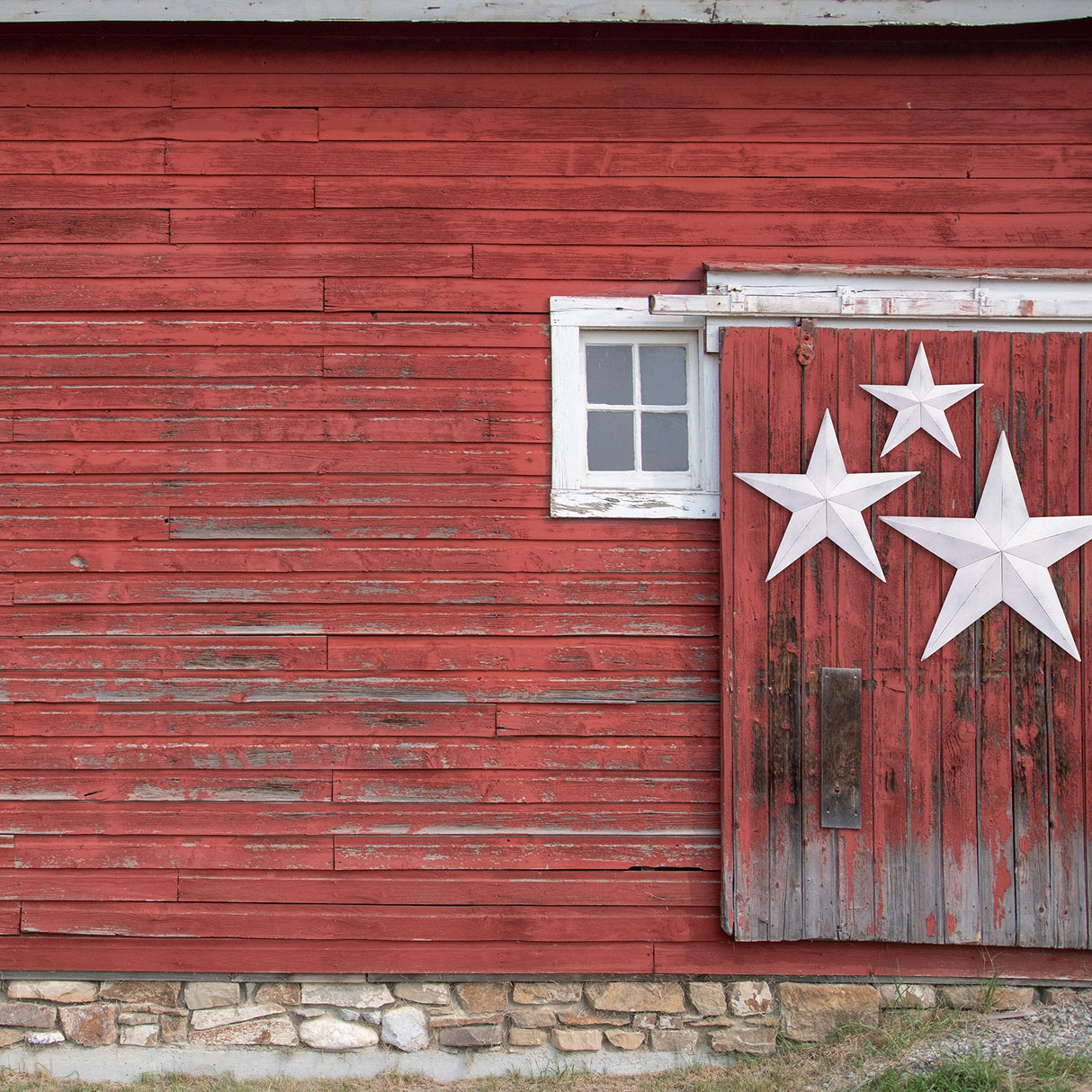 CWI Gifts Metal Barn Star - 8 inch Galvanized Hanging Star - Farmhouse Wall Decor - White CWI Gifts