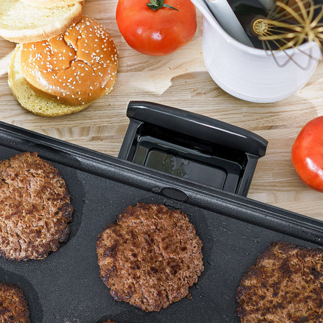 bella Electric Griddle with Warming Tray - Smokeless Indoor Grill, Nonstick Surface, Adjustable Temperature & Cool-touch Handles, 10" x 18", Copper/Black BELLA