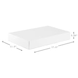 Hallmark XLarge Gift Boxes with Lids (12 Robe Boxes, White) for Birthdays, Graduations, Christmas, Weddings, Bridal Showers Hallmark