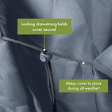 Cuisinart CGWM-040 Heavy-Duty 4-5 Burner Gas Grill Cover, 60 x 24 x 46 Cuisinart