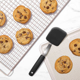 OXO Good Grips Silicone Cookie Spatula, Gray, 3 inches OXO
