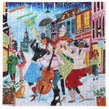 eeBoo: Piece and Love Music in Montreal 1000 Piece Square Jigsaw Puzzle, Jigsaw Puzzle for Adults and Families, Includes Glossy, Sturdy Pieces and Minimal Puzzle Dust eeBoo