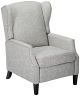 GDFStudio Christopher Knight Home Wescott Traditional Fabric Recliner, Light Grey Tweed GDFStudio