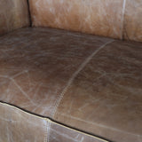 ACME Brancaster Sofa - - Retro Brown Top Grain Leather Acme