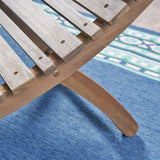 Christopher Knight Home Tycie Outdoor Acacia Wood Foldable Chaise Lounge (Set of 2), Gray Finish Christopher Knight Home