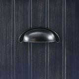 Crosley Furniture Seaside Hall Tree with Shoe Rack Bench and Coat Hooks for Hanging Storage, Distressed Navy Crosley Furniture