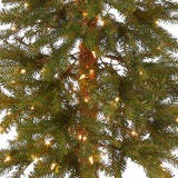 National Tree Company lit Artificial Christmas Tree Includes Pre-strung White Lights and Stand, Hickory Cedar Slim-5 ft National Tree Company