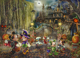 Ceaco - Thomas Kinkade - Disney - Mickey and Minnie Halloween Fun - 1000 Piece Jigsaw Puzzle Ceaco