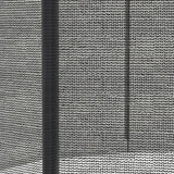 Soozier Trampoline Safety Net for 14ft Round Trampoline with 8 Straight Poles Poles Not Included, Weather Resistant Trampoline Net Replacement Enclosure with Yellow Zippered Entrance, Blue Soozier