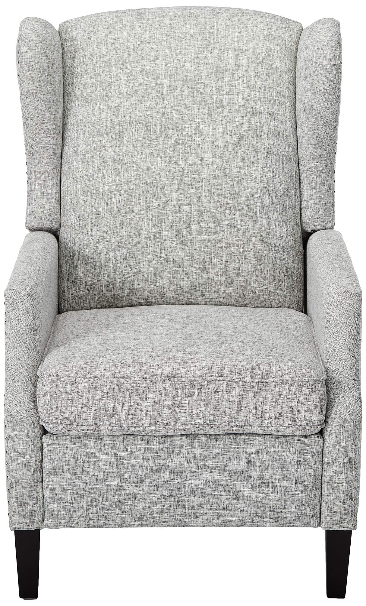 GDFStudio Christopher Knight Home Wescott Traditional Fabric Recliner, Light Grey Tweed GDFStudio