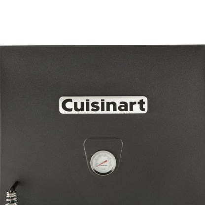 Cuisinart 30" Electric Smoker, 3 Adjustable Racks, Large Capacity BBQ, Water and Wood Trays for Smoked Meat, Brisket, Salmon & Jerky, Adjustable Temperature Control