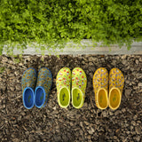 Western Chief Womens Waterproof Clog with Neoprene Lining and Rubber Outsole - Perfect for Garden and Outdoor Wear, Folk Chickens, 7 Western Chief