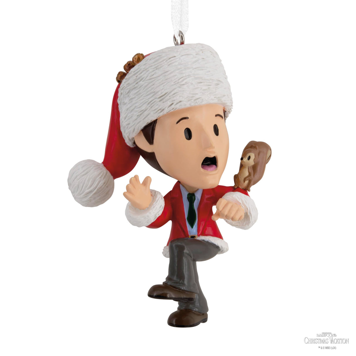 Hallmark National Lampoon's Christmas Vacation Clark Griswold with Squirrel Stylized Christmas Ornament Hallmark