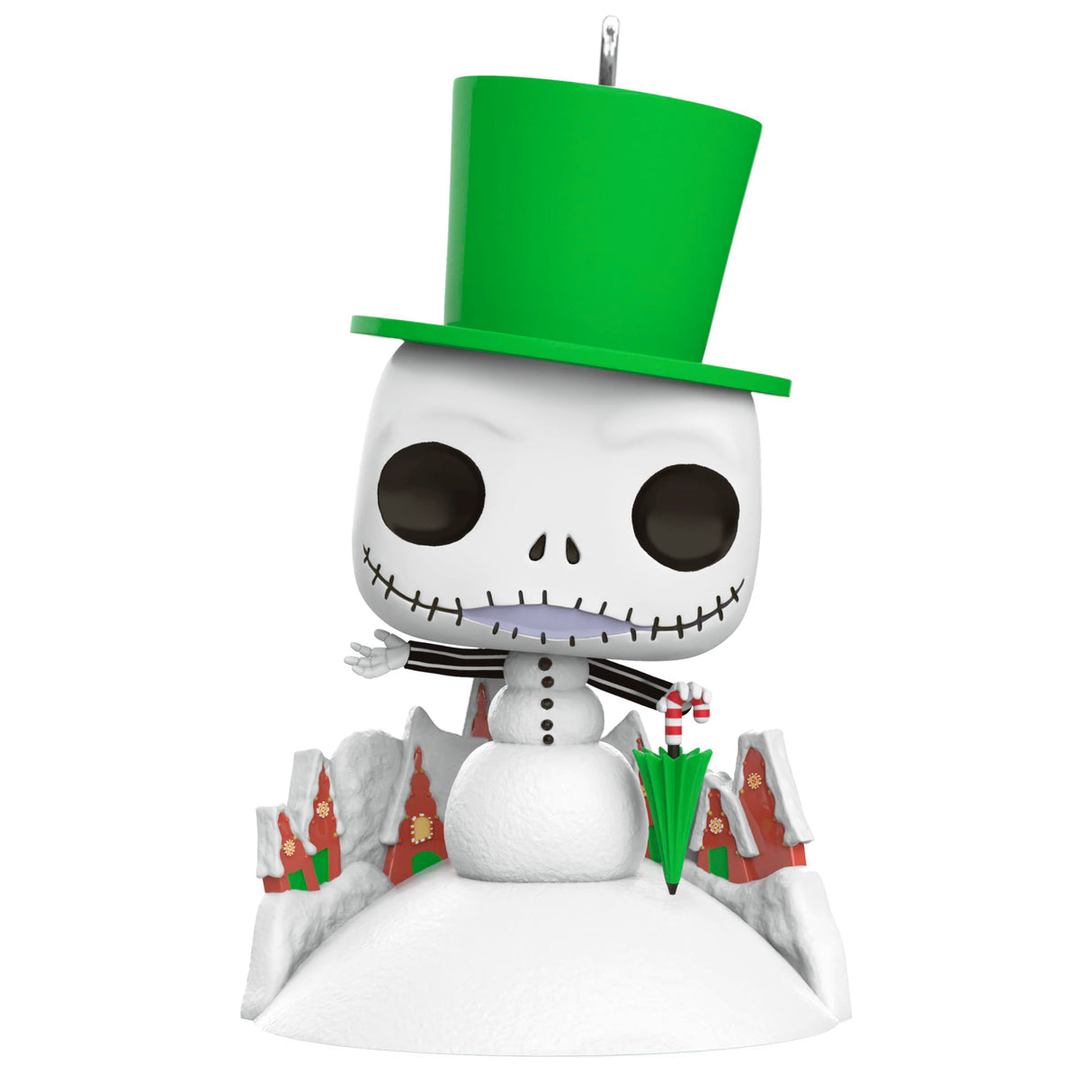 Hallmark Keepsake Christmas Ornament 2024, Disney Tim Burton's The Nightmare Before Christmas Jack Skellington Snowman Funko POP!, Gifts for Disney Fans Hallmark Keepsake
