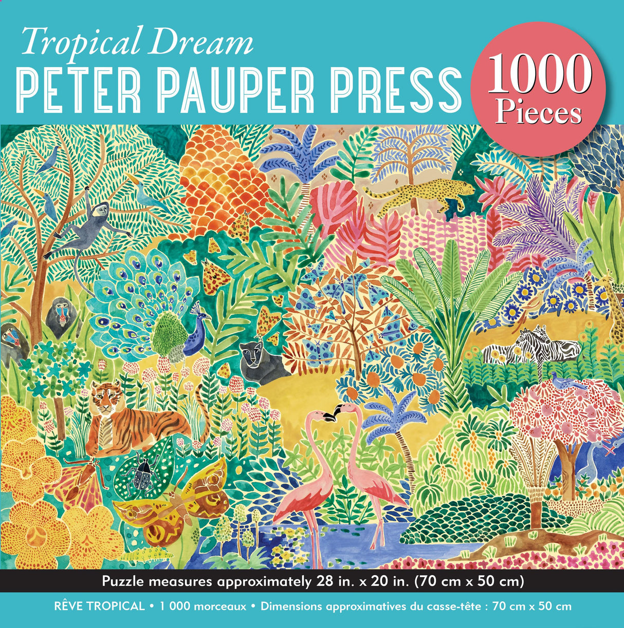 Tropical Dream 1000 Piece Jigsaw Puzzle PETER PAUPER PRESS