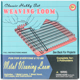 Pepperell Weaving Loom Retro Craft Kit, Red, 1 Count (Pack of 1) Pepperell Crafts