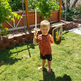 Adventure Awaits! Wooden Toy Sword for Kids | 2 Pack | Knights of The Round Table Style with Jute Wrapped Handle | Lightweight and Durable for Imaginative Kids | Set of 2 Adventure Awaits!