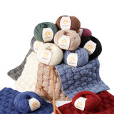 Gisimo 100% Merino Wool Yarn, 3-Ply Luxurious and Soft Yarn for Hand Knitting & Crocheting (Mocha, 1Ball) Gisimo