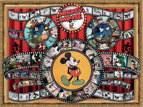 Ceaco - Disney - Mickey and Minnie Mouse Movie Reel - 1500 Piece Jigsaw Puzzle Ceaco