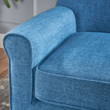 Christopher Knight Home Mariah Mid-Century Modern Loveseat, Muted Blue Christopher Knight Home