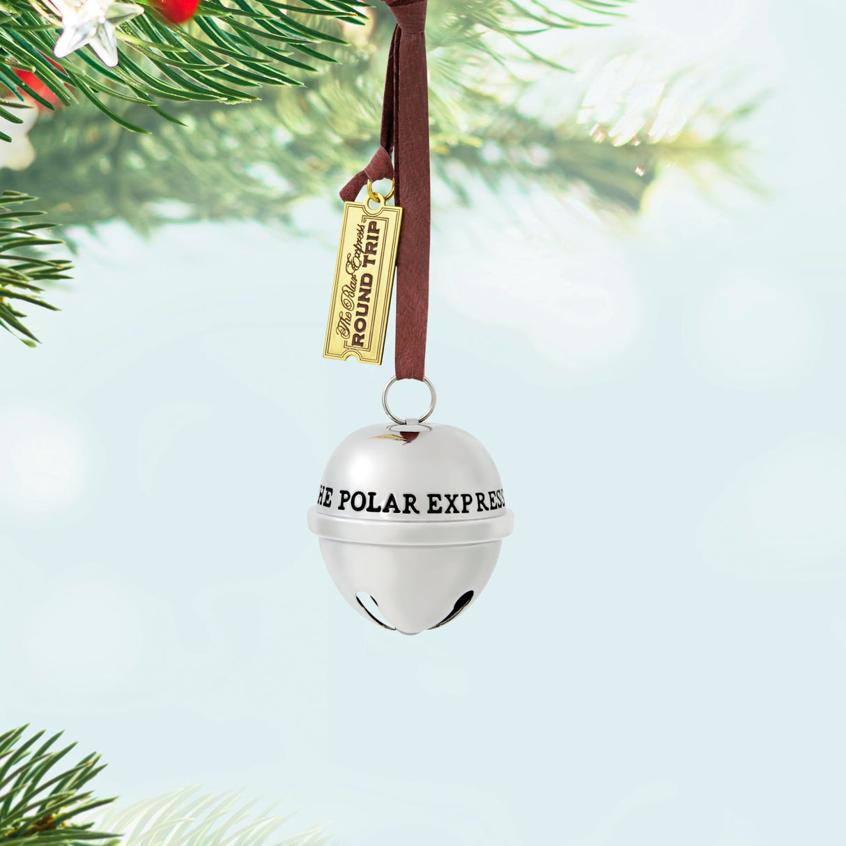 Hallmark Keepsake Christmas Ornament 2025, The Polar Express Santa's Sleigh Bell 2025, Metal, Christmas Movie Gifts Hallmark Keepsake