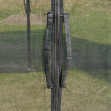 Outsunny 10' x 10' Hardtop Gazebo Canopy with Polycarbonate Roof, Aluminum Frame, Permanent Pavilion Outdoor Gazebo with Netting, for Patio, Garden, Backyard, Deck, Lawn, Gray Outsunny