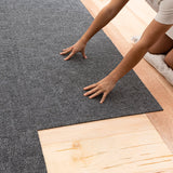 Mohawk Home 24" x 24" Indoor/Outdoor 0.25" Pile Height, Peel and Stick Carpet Tile, Grey Polyester, (Pack of 15) (60 sqft/Box) Mohawk Home