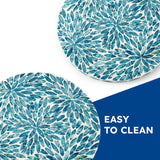 CLAYNIX Lazy Susan for Table Mother of Pearl Turntable Organizer, Wood Round Spinning Tray Rotating for Kitchen, Cabinet, Counter Spice Pantry (D 12.5 in) CLAYNIX